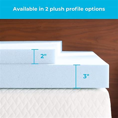 Linenspa 3 Inch Memory Foam Mattress Topper, Gel Infused RV Queen ...