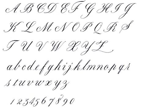 Spoodawgmusic: cursive calligraphy alphabet