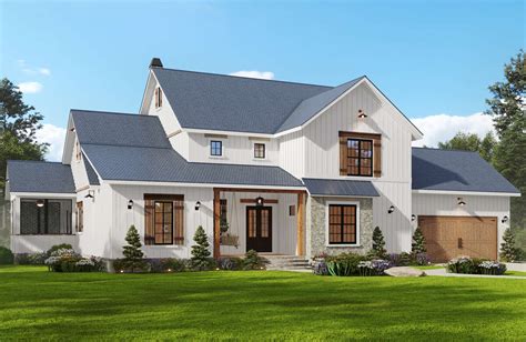 Modern Farmhouse Plan: 3,231 Square Feet, 3-4 Bedrooms, 3.5 Bathrooms ...