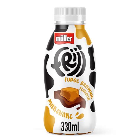 Müller Frijj Fudge Brownie Flavour Milkshake 330ml | Müller Yogurts ...