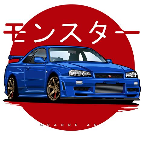 Nissan Skyline R34 GT-R :: Behance