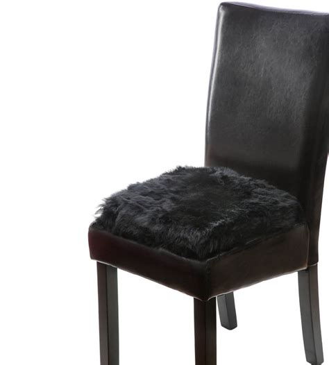 Sheepskin Chair Pad - Black | SheepskinShop.com | Reviews on Judge.me