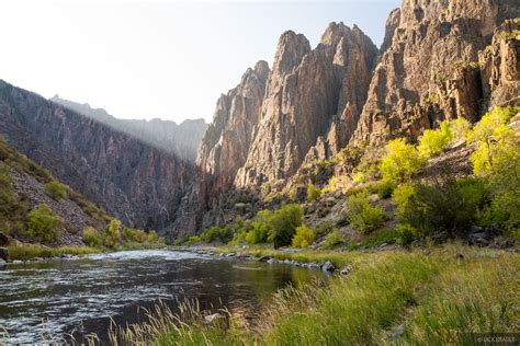 Gunnison River Evening Light | Black Canyon of the Gunnison, Colorado ...