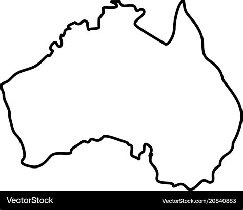 Map Of Australia Svg