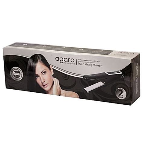 Buy AGARO AG-HS-8543 Insta Straightener Titanium Hair Straightener ...