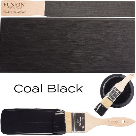 Coal Black Fusion Mineral Paint @ The Painted Heirloom