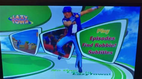 Lazy town no one’s lazy in lazytown in lazy town dvd menu walkthrough ...