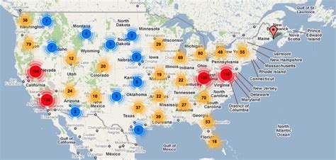 Map: The Electric-Car-Charging Hot Spots Of America