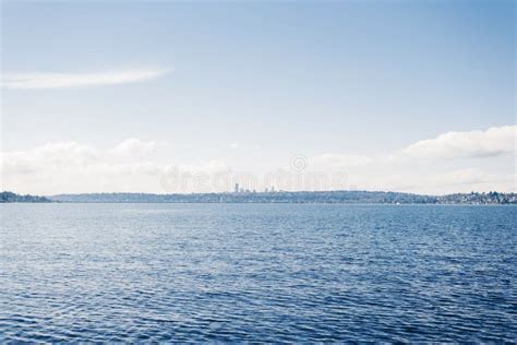 Kirkland, Washington, USA. February 2020. the Waterfront of Lake ...