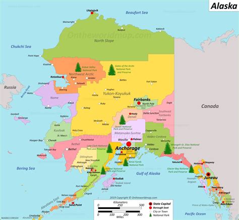 Printable Map Of Alaska With Cities And Towns - City Subway Map