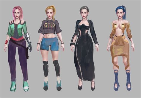 Cyberpunk Concept Art, Cyberpunk 2077 Concept Art Reveals Styles ...