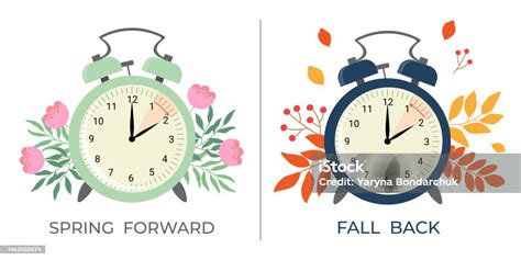 Daylight Saving Time Concept Banner Stock Illustration - Download Image ...