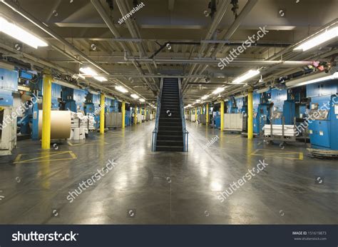 Interior View Newspaper Factory Stock Photo 151619873 | Shutterstock