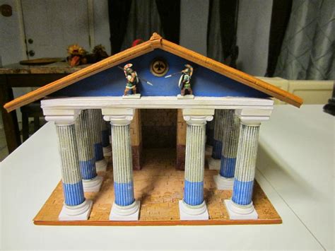 Tides of War: Paint Bench: Building a set of 28mm Greek Temples All ...