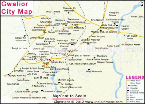 Gwalior City Map View