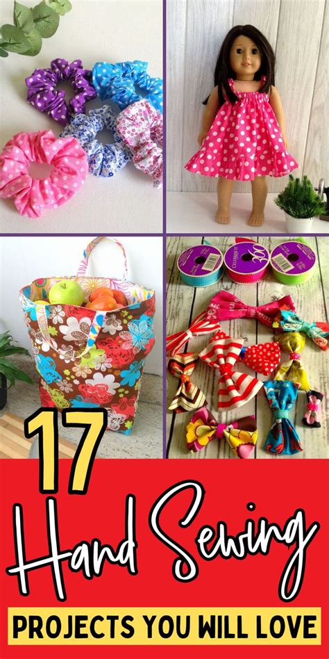 17 Hand Sewing Projects You Will Love in 2021 | Hand sewing projects ...