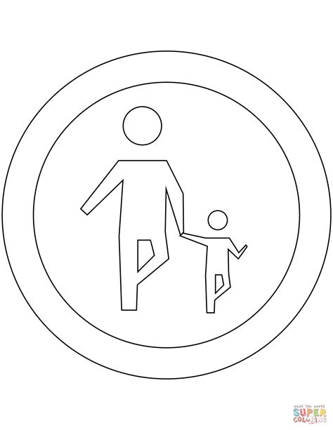 Exit Sign Coloring Page Coloring Pages