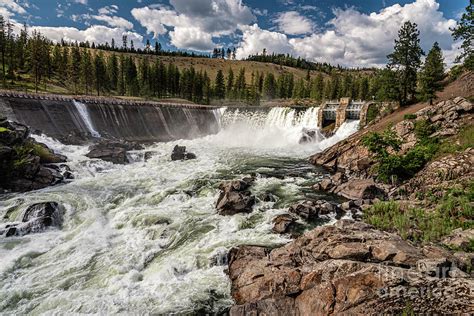 Little Falls Dam On The Spokane River Photograph by Sam Judy - Fine Art ...