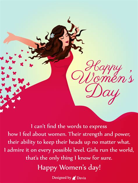 Red Dress - International Women's Day Cards