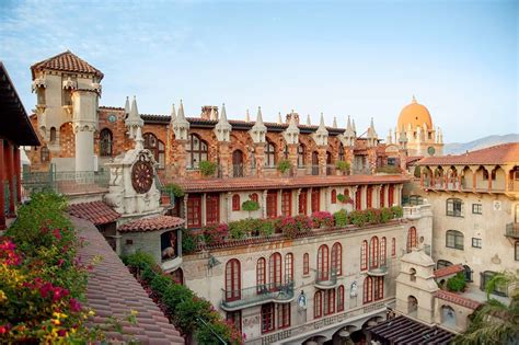 Exterior of a hotel building at Mission Inn Riverside