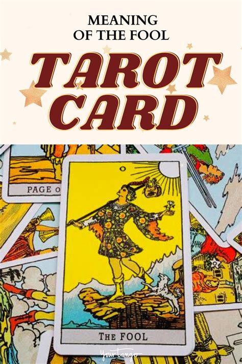 The Fool Tarot Card Meaning, Explained | Tarot card meanings, Tarot ...