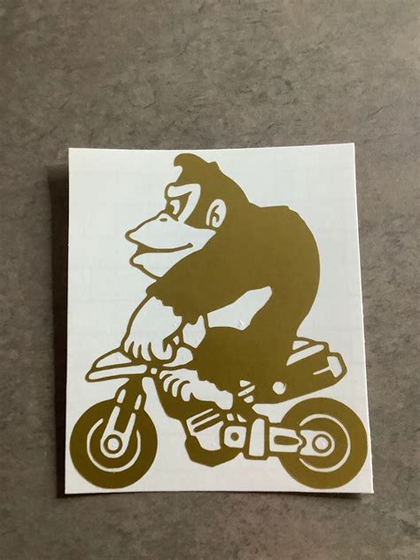 Mario Kart Inspired Donkey Kong Vinyl Decal - Etsy