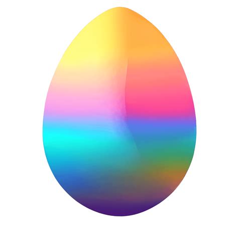 Rainbow Easter Egg · Creative Fabrica