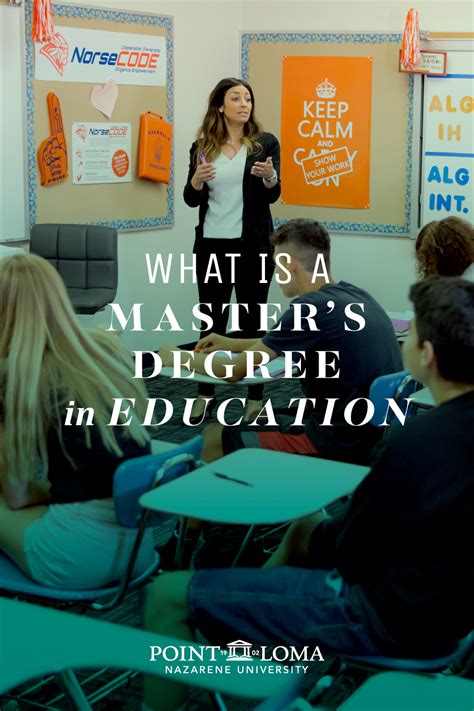 What Is a Master's Degree in Education?