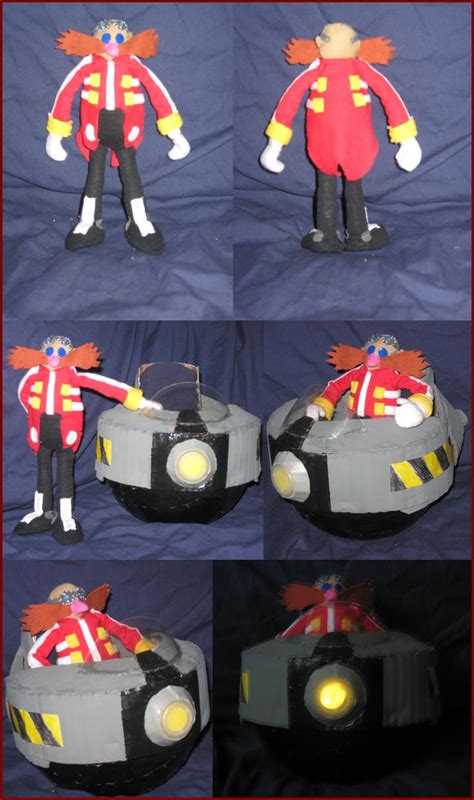 Dr. Eggman Plushie by Zero20-2 on DeviantArt