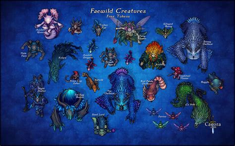 Feywild Creatures by Caeora on DeviantArt