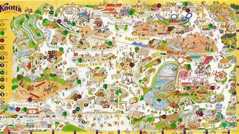 Knott'S Berry Farm Map - Vikky Jerrilyn