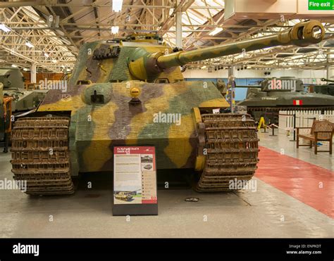 Tiger II Tank at Tank Museum in Bovington, UK Stock Photo - Alamy