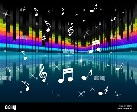 Music Background Meaning Harmony DJ Or Instruments Stock Photo - Alamy