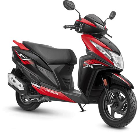 2023 Honda Dio 125 Colors: Red, Blue, Grey, Black - GaadiKey