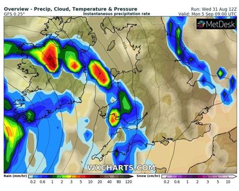 UK thunderstorms: EXACT day thunder and lightning will SMASH down over ...