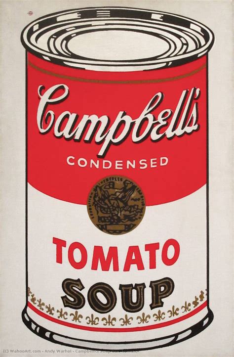 Campbell'S Soup Can (tomato) by Andy Warhol | Most-Famous-Paintings.com