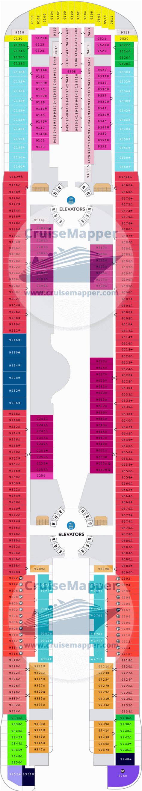 Icon Of The Seas deck 9 plan | CruiseMapper