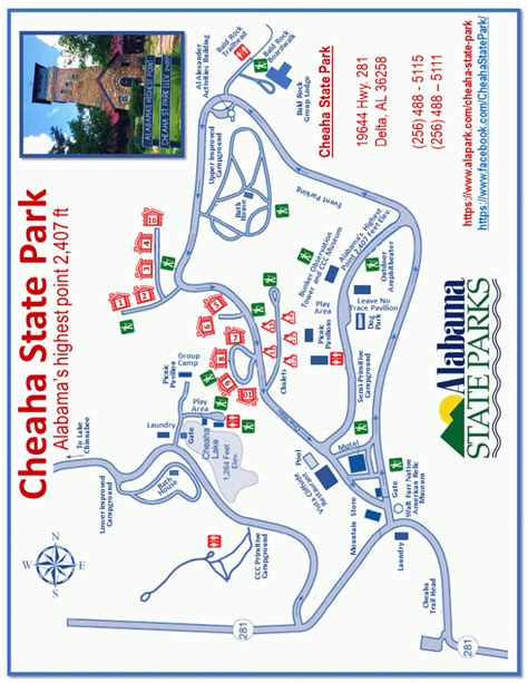 Cheaha Park Map | Alapark