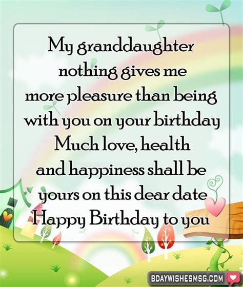 Best 25+ Birthday Wishes for Granddaughter - BdayWishesMsg