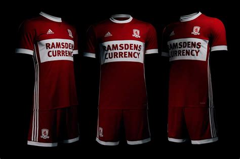 Middlesbrough 17-18 Home Kit Released - Footy Headlines