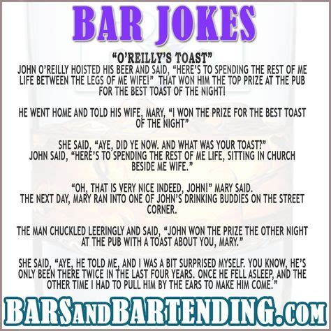 Funniest Bar Jokes You've Never Heard | Bar jokes, Jokes, Bar