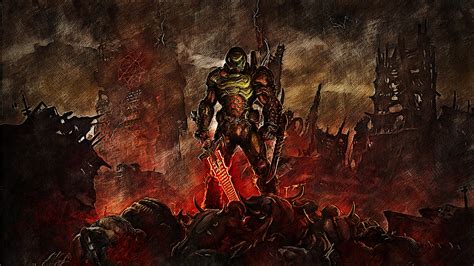 Doom Slayer 4K Wallpapers - Top Free Doom Slayer 4K Backgrounds ...