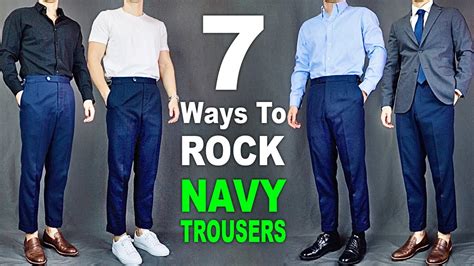 7 Ways To ROCK Navy Blue Dress Pants | Men’s Outfit Ideas - YouTube