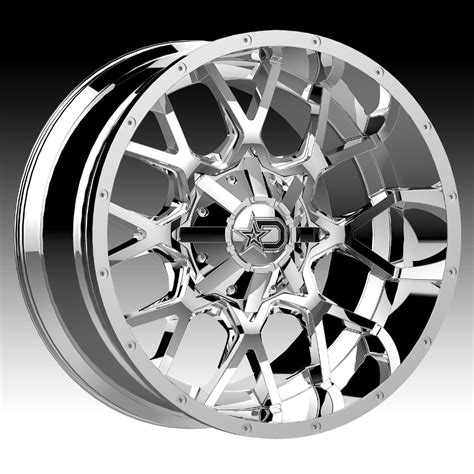 DropStars 645V Chrome PVD Custom Wheels Rims - 645V - Dropstars Custom ...