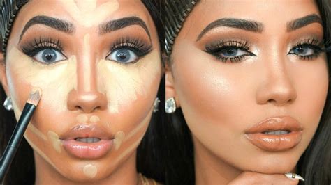 Highlight And Contour Makeup Tutorial | Saubhaya Makeup