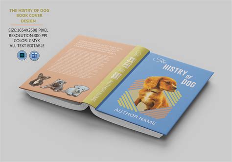 the history of dog book cover design on Behance