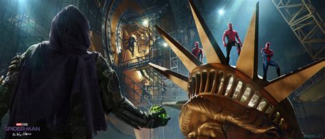 1200x760 All Three HD Spider-Man No Way Home Concept Art 1200x760 ...