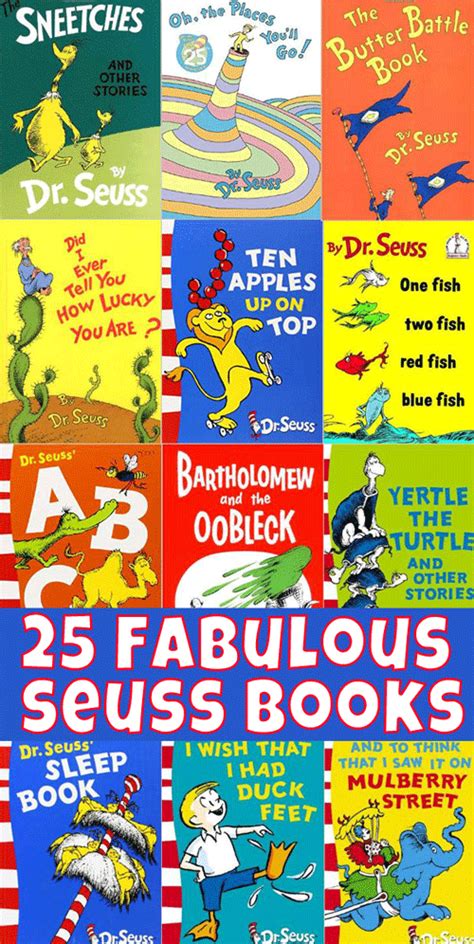 25 Fabulous Dr Seuss Books for Kids