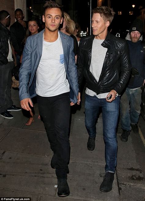 Tom Daley and boyfriend Dustin Lance Black enjoy romantic evening out ...