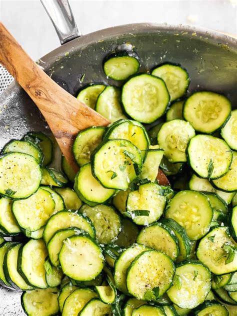 Easy Sautéed Zucchini Recipe - Savory Nothings